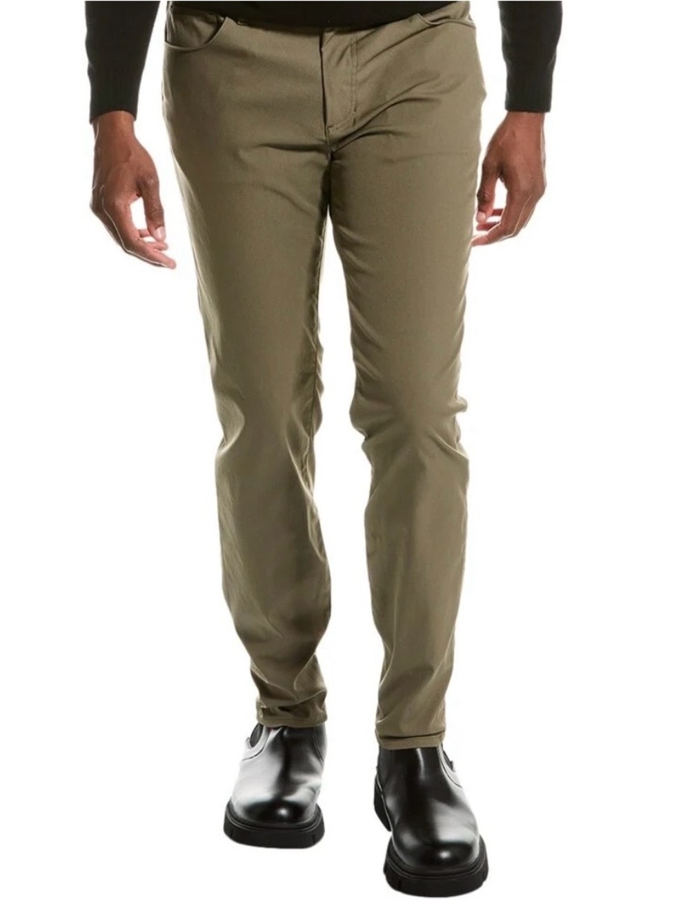 7 For All Mankind Olive Slim Chinos